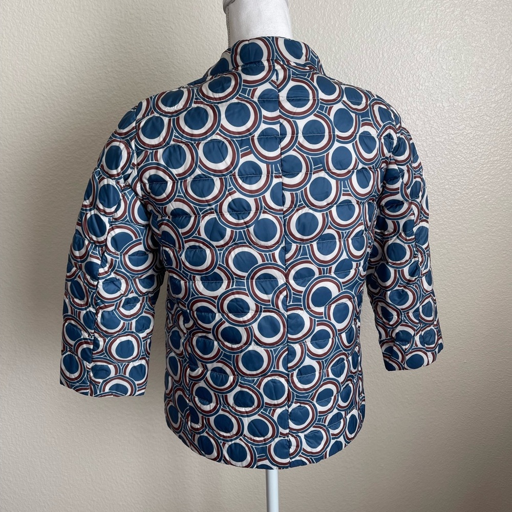 Herno Reversible Down Jacket Zipper Pockets Circl… - image 4